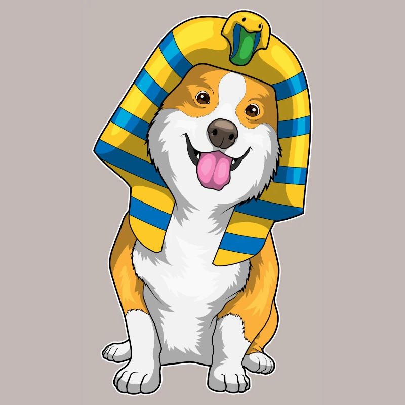 Corgi Halloween Pharaoh