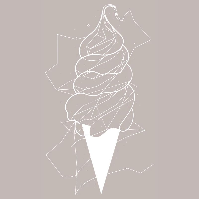 Cornet de crème glacée Dessin