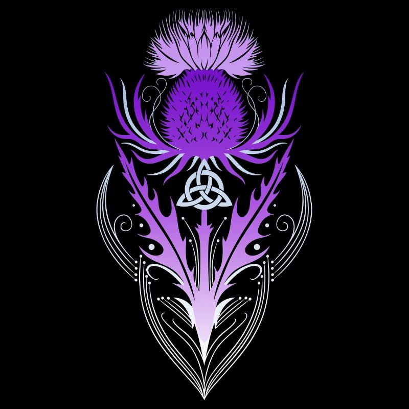 Distel mit Triquetra