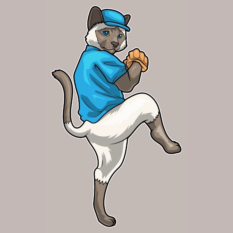 Gant de baseball Siamese Cat