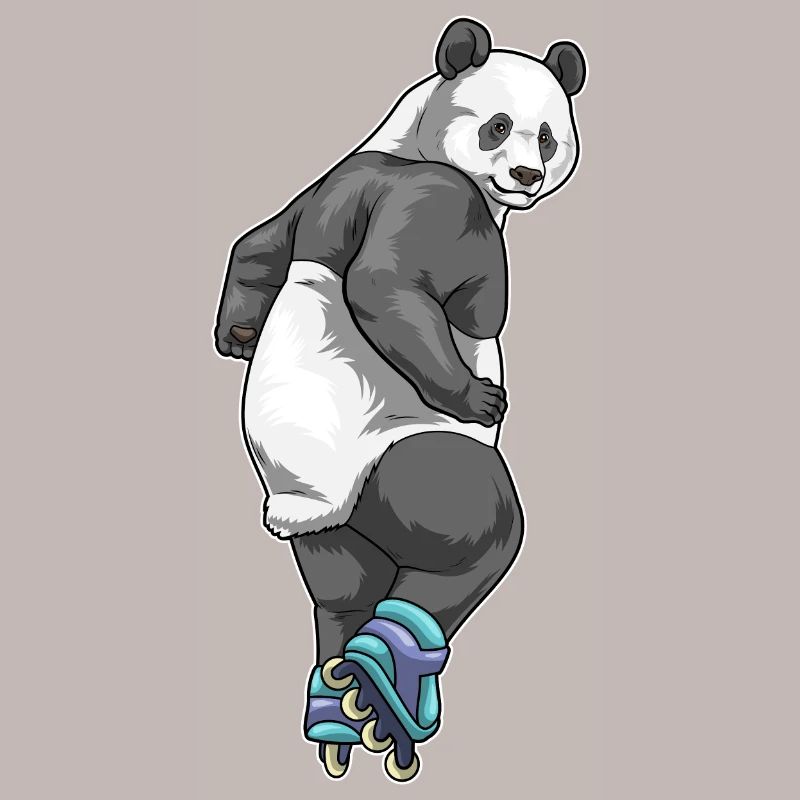 Panda Inline skating Inline skates