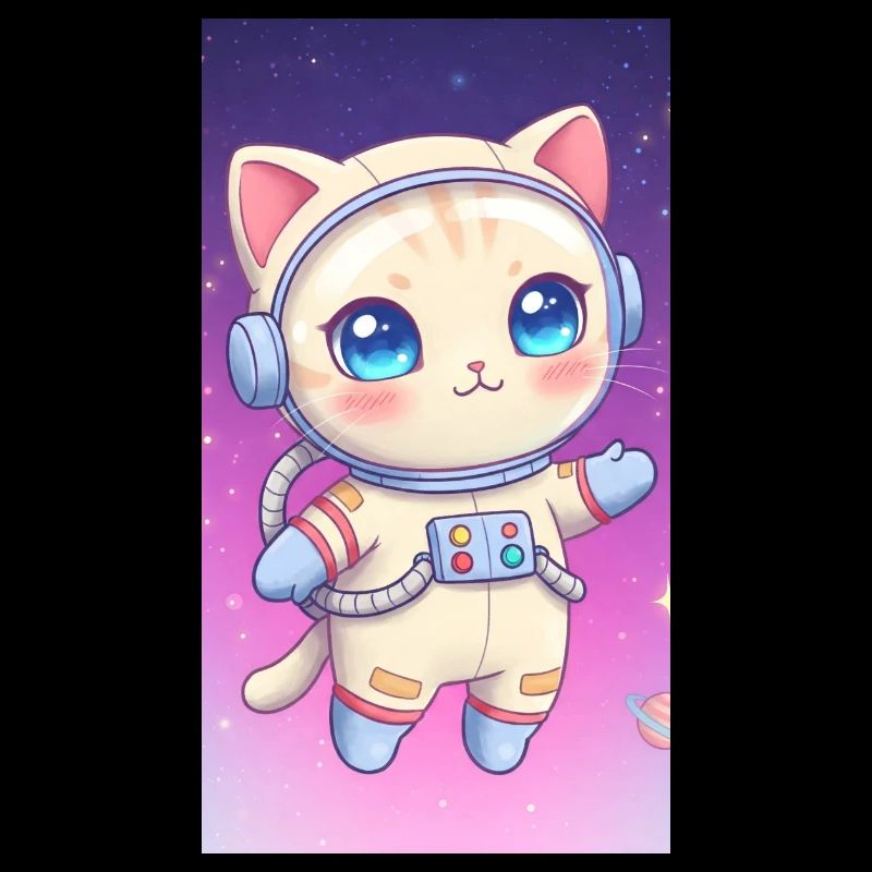 Astronaut Kätzchen