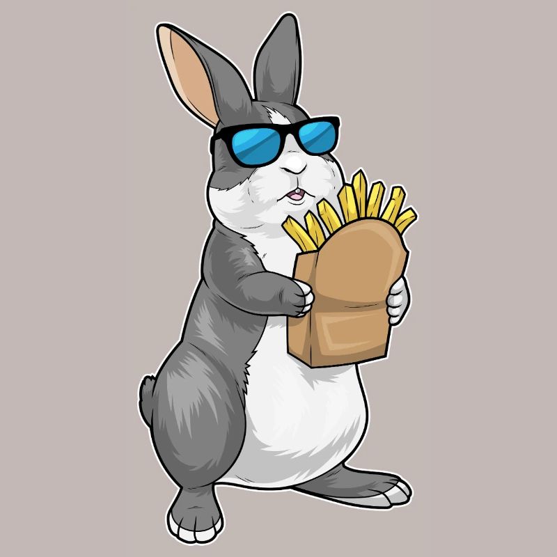 Frites lapin