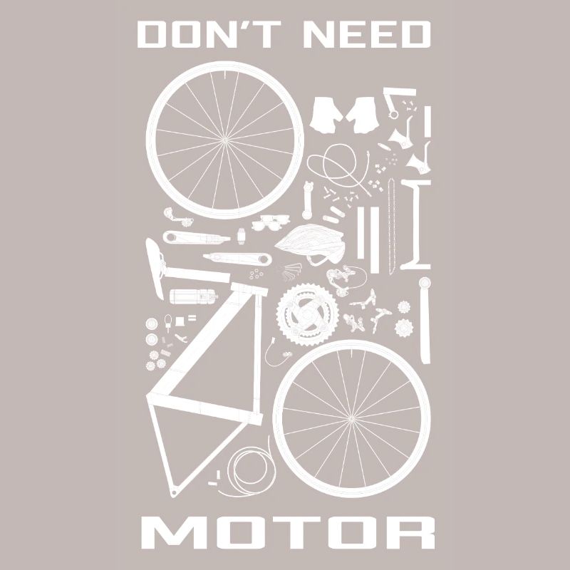 Brauchen Sie keinen Motor, nur Ihre Beine!