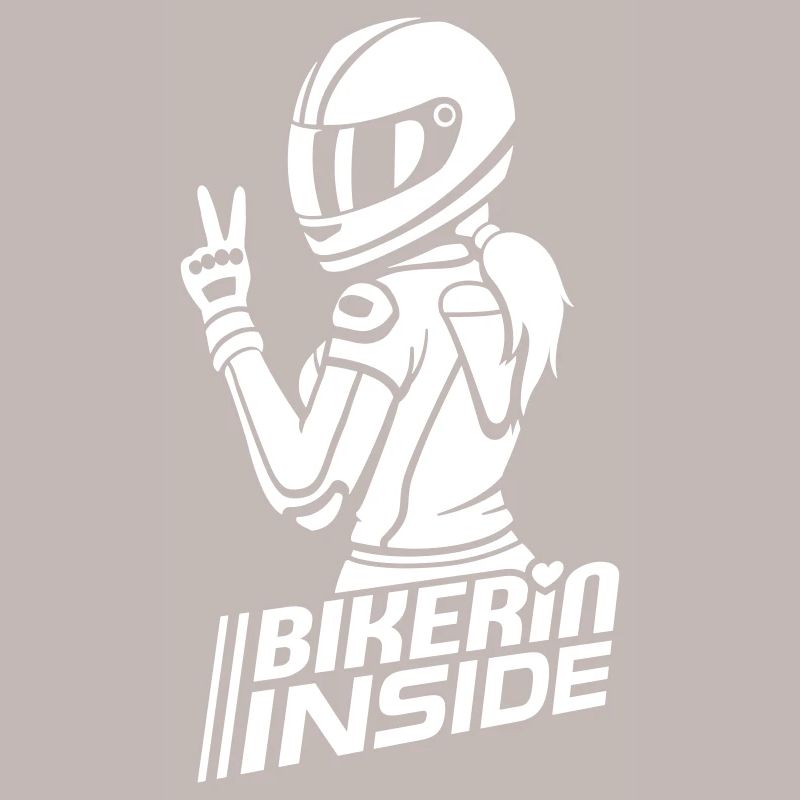 Bikerin inside (Farbe änderbar)
