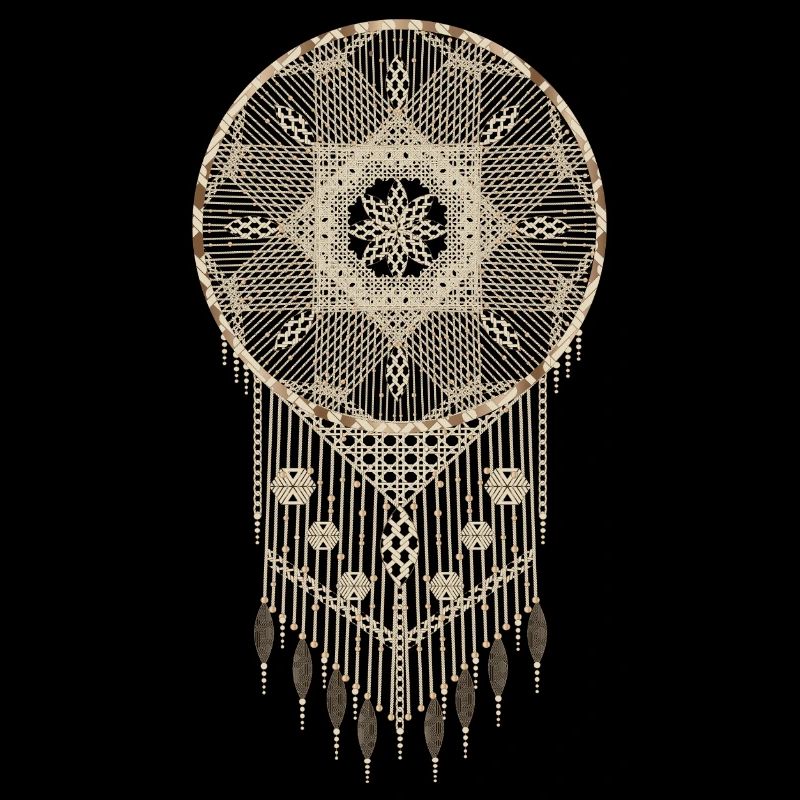 Magical macramé dreamcatcher full of harmony