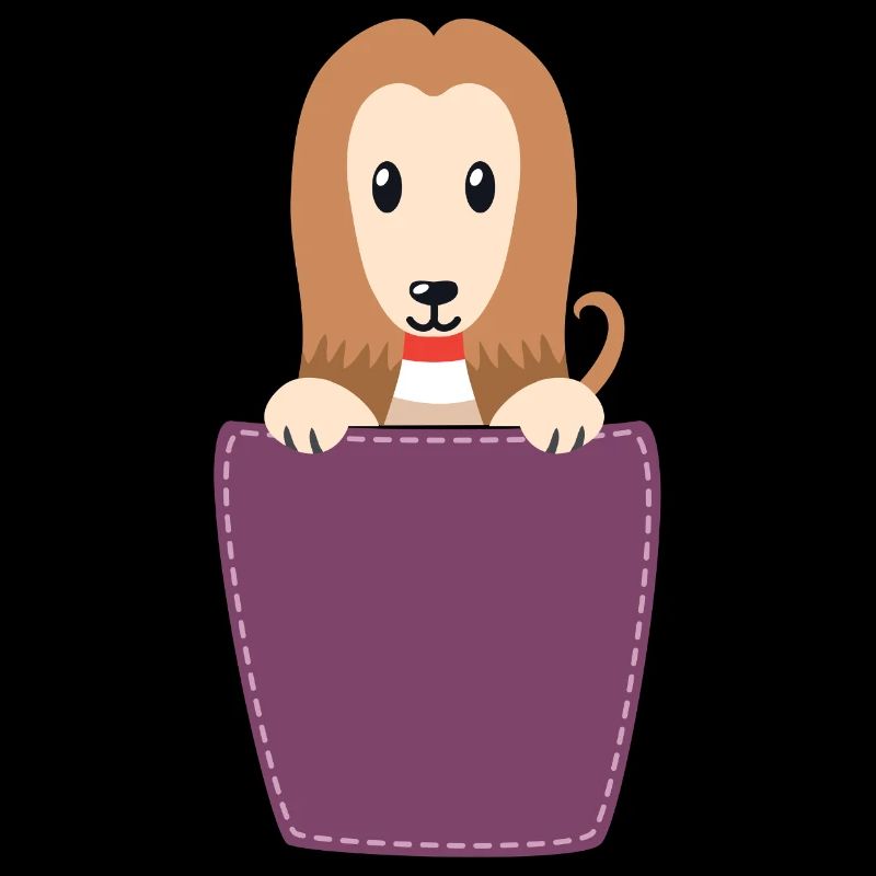 Lévrier dans la poche poitrine