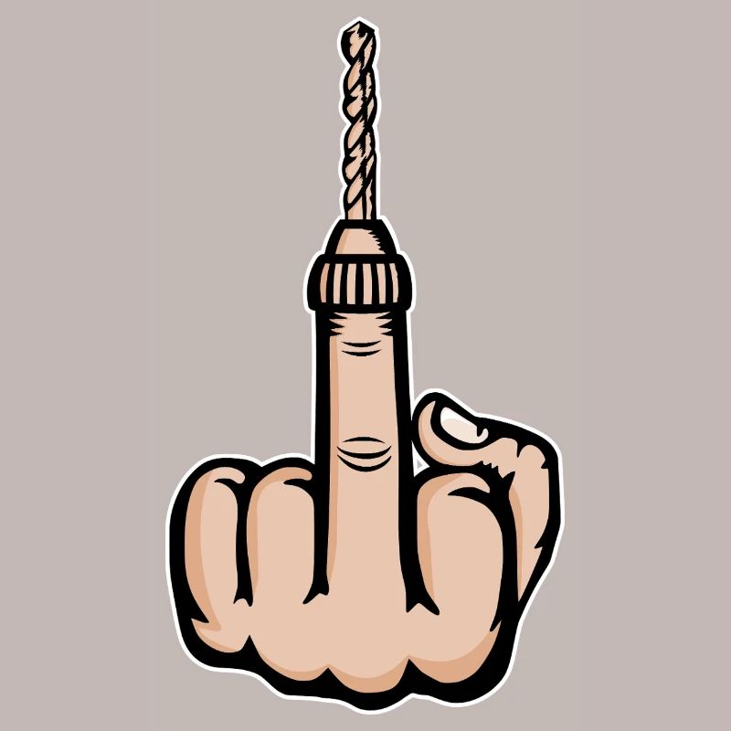 Conception de la perceuse au doigt d’honneur