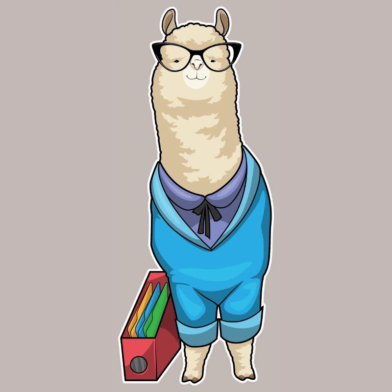 Alpaca Secretary Folder Office