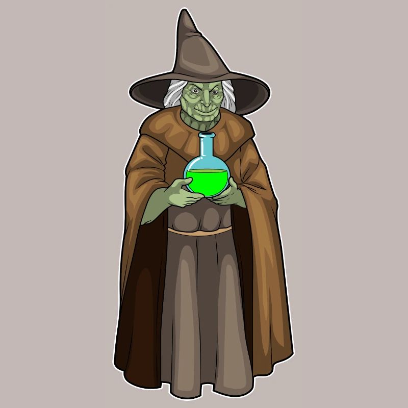 Witch Halloween Magic Potion
