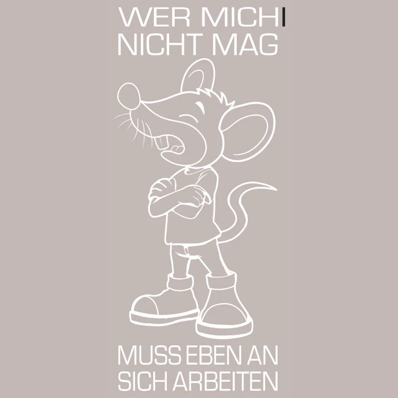 Mouse with work ethic funny saying