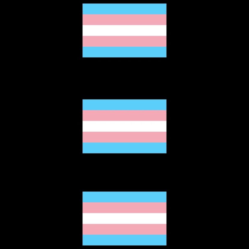 Trans Pride-Flaggen