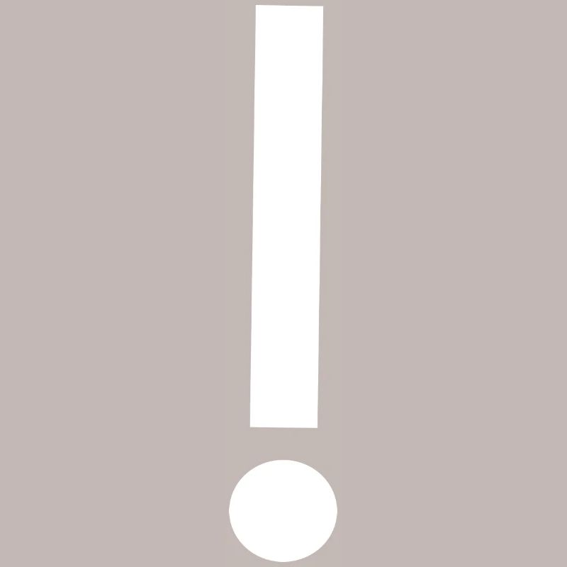 Exclamation Mark Template Design Pattern