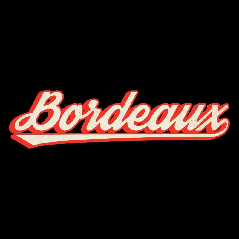 Lettrage rétro de Bordeaux