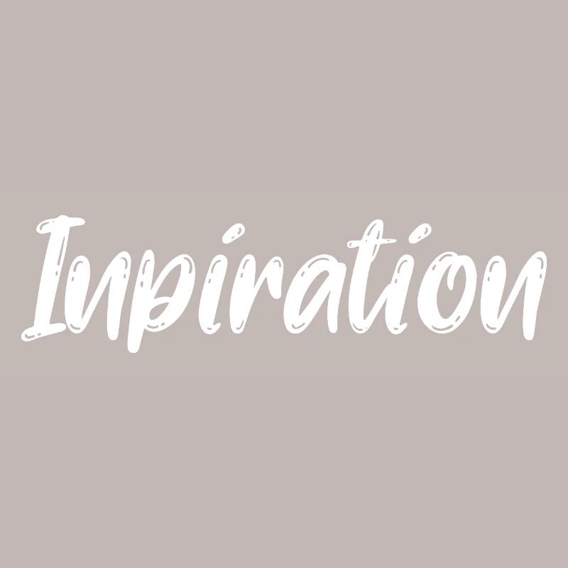 Du bist eine Inspiration