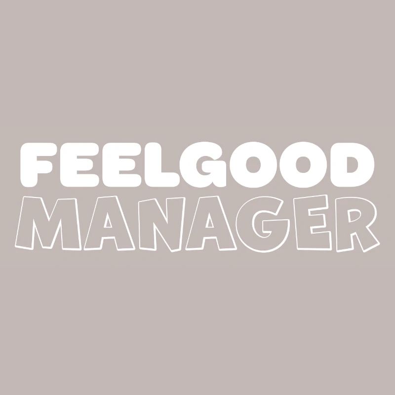 Feelgood Manager Design Tshirt blanc