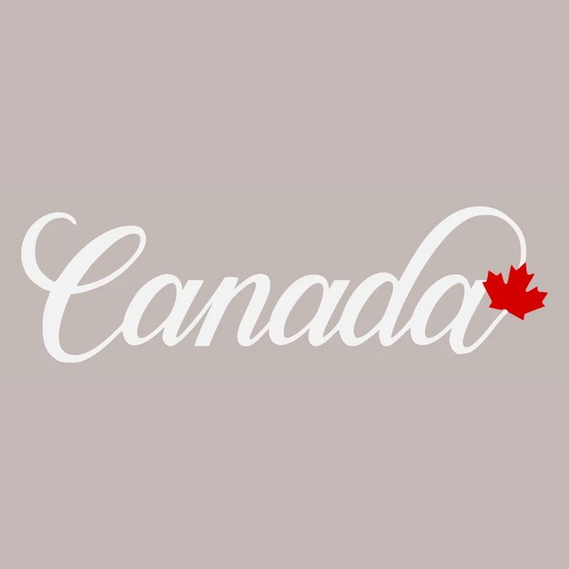 Canada Script with Maple Leaf