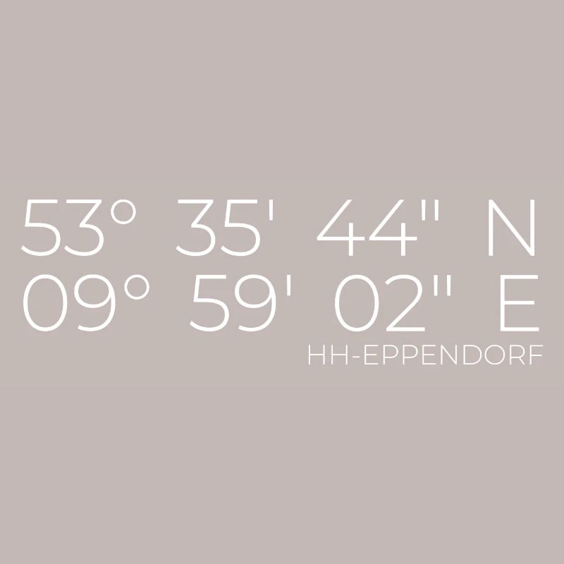 Coordinates Hamburg Eppendorf