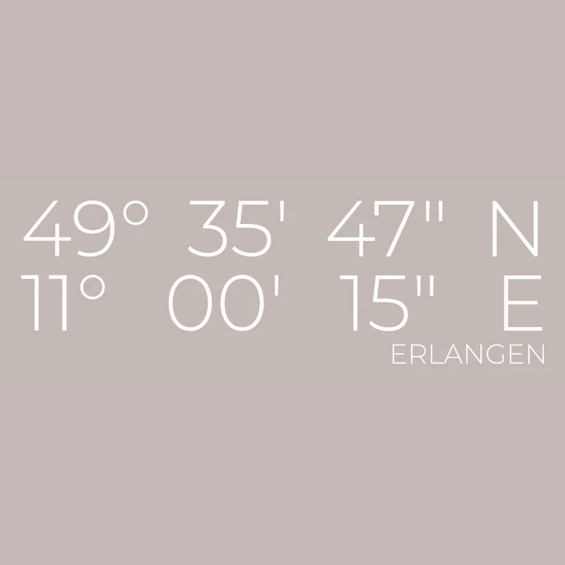 Coordinates Erlangen
