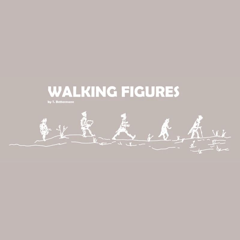Figures de marche blanc