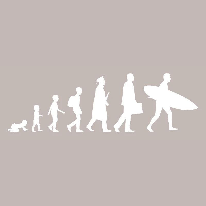 Evolution eines Surfers