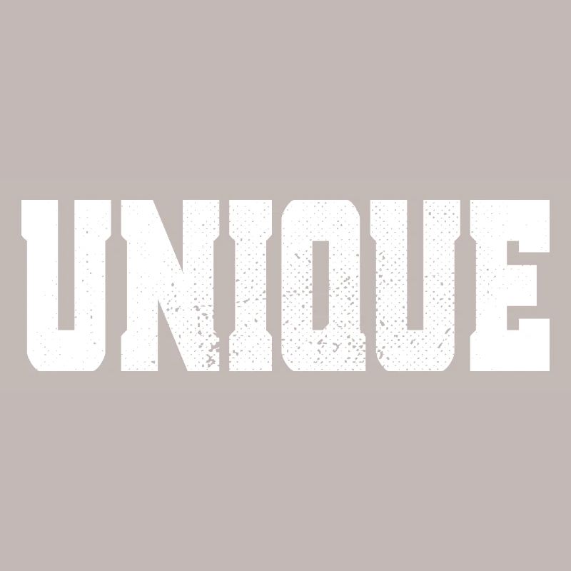 unique, unique, unique valeur de soi unique