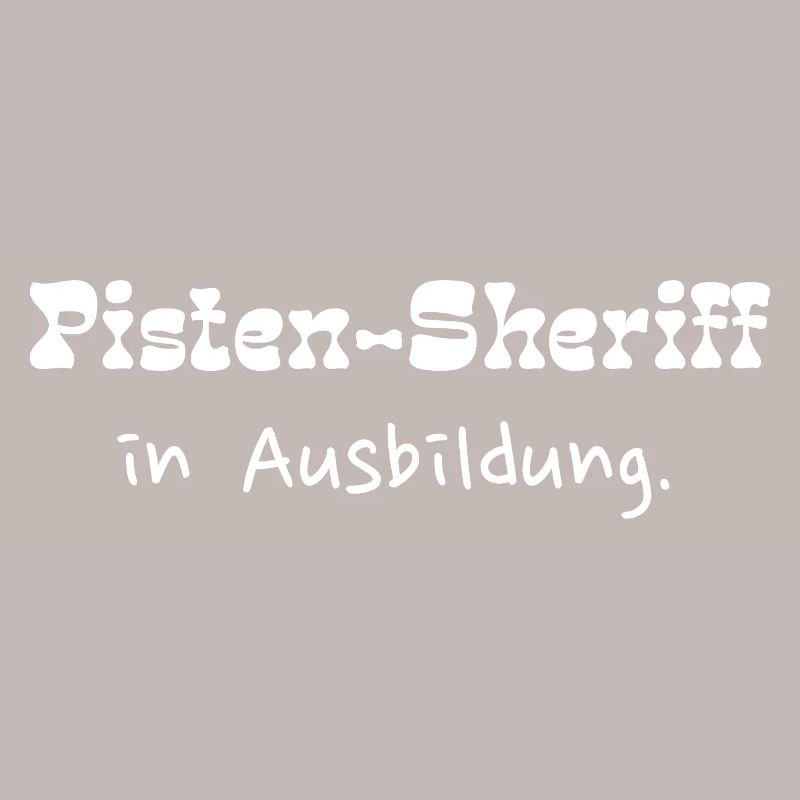 Piste sheriff in training