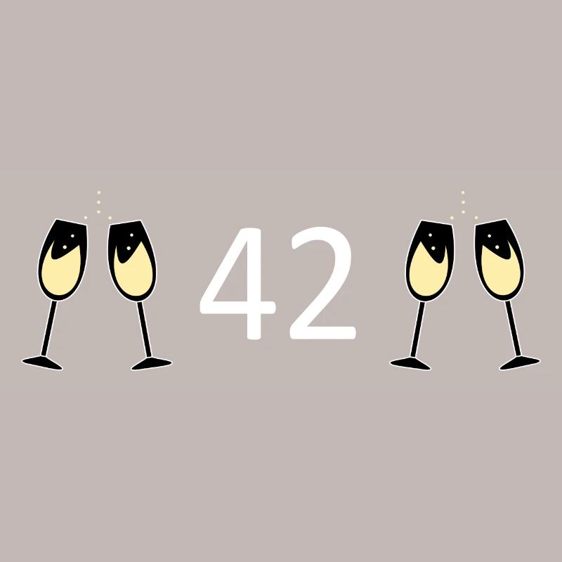 42e anniversaire 42 ans 42 ans numéro 42