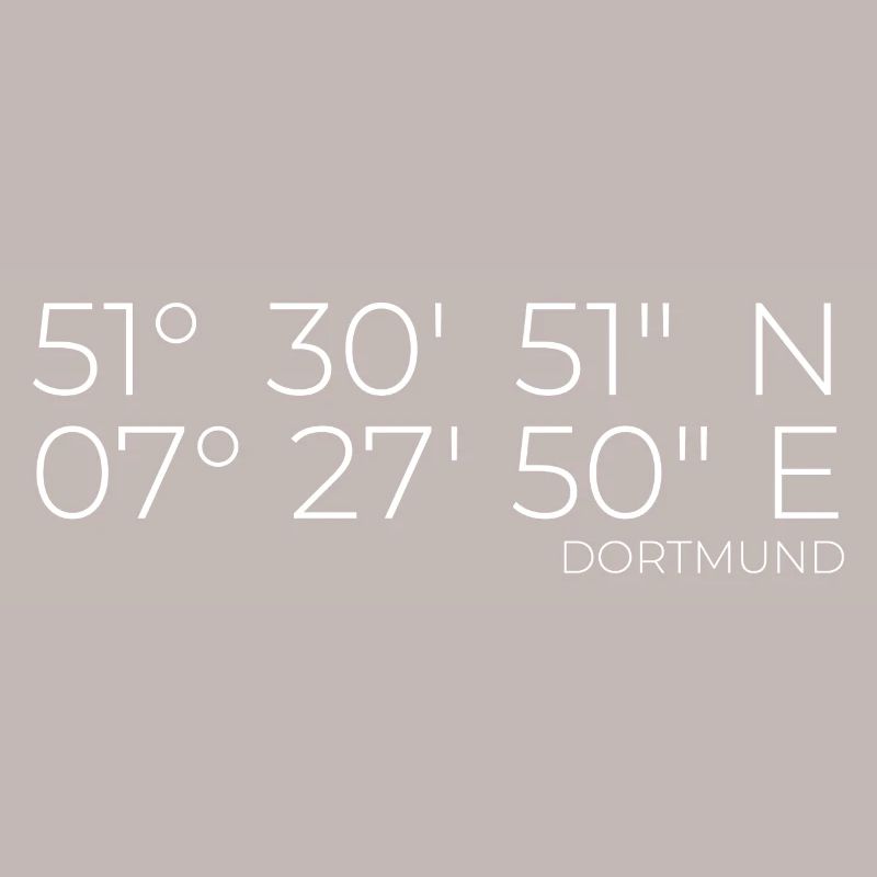 Coordinates Dortmund