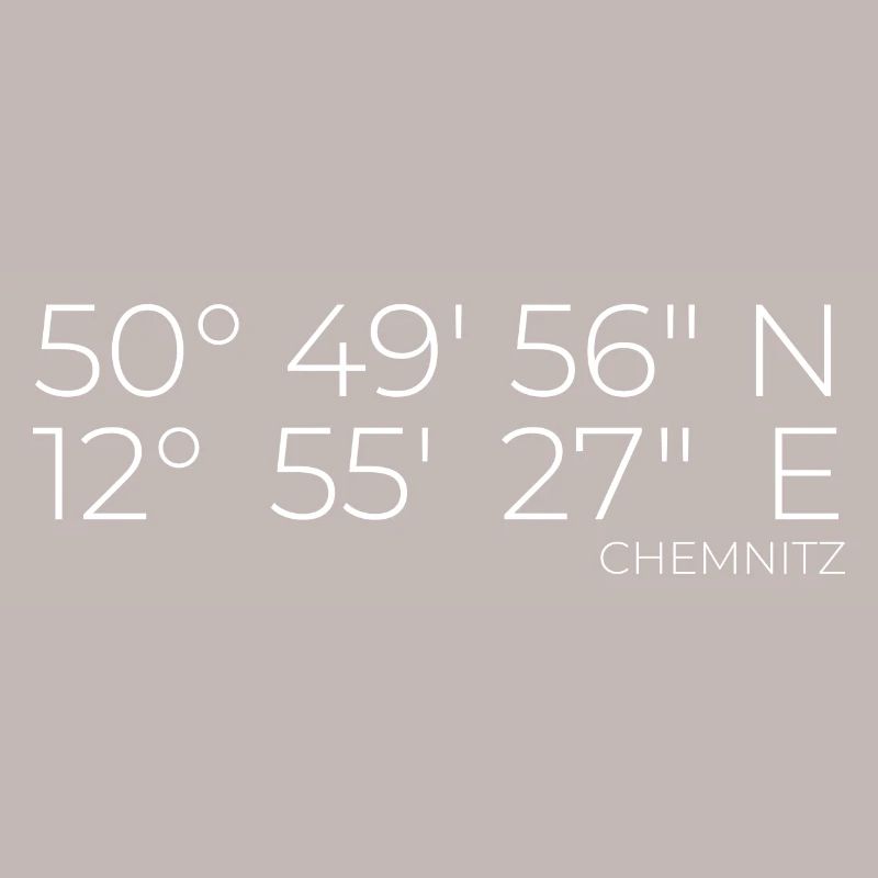Coordinates Chemnitz