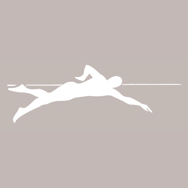 Dynamischer Sprinter Liniengrafik