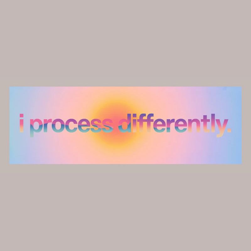 Je traite différemment