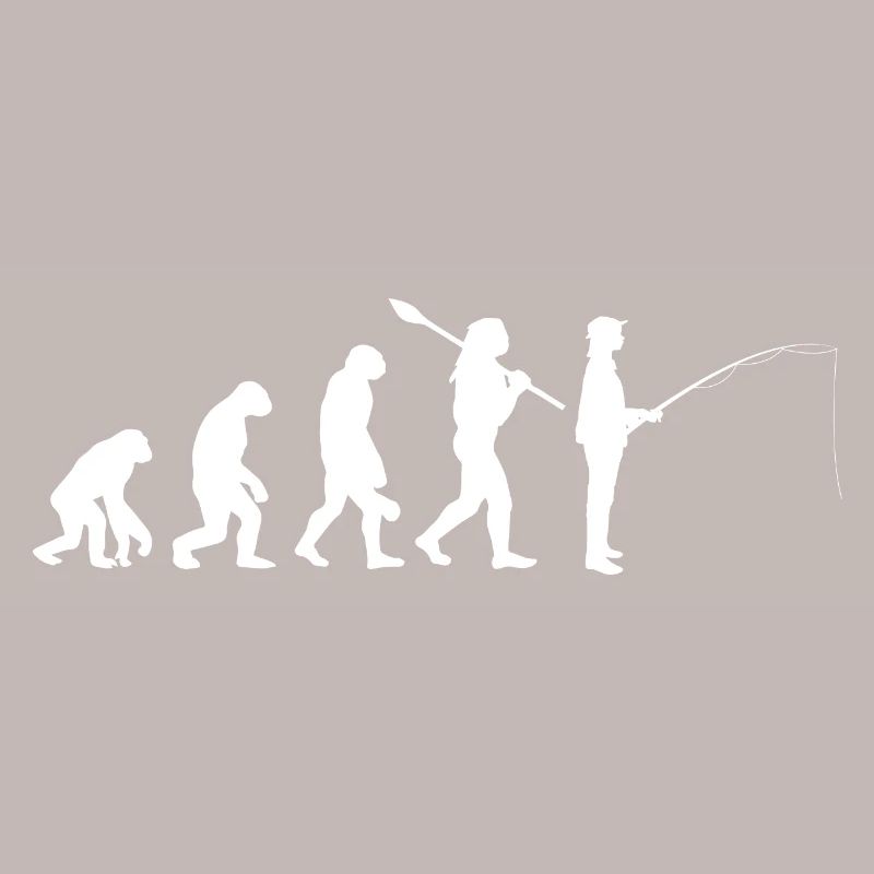 Évolution de la silhouette de pêche humaine