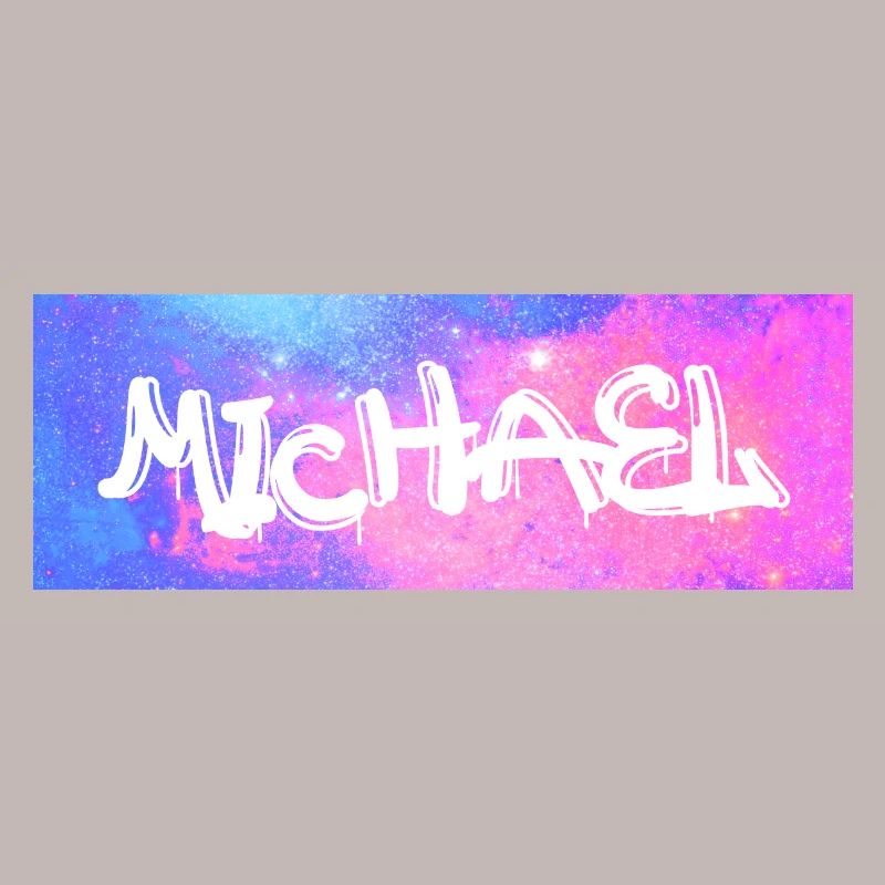 Michael Name Gift Gift Idea Galaxy