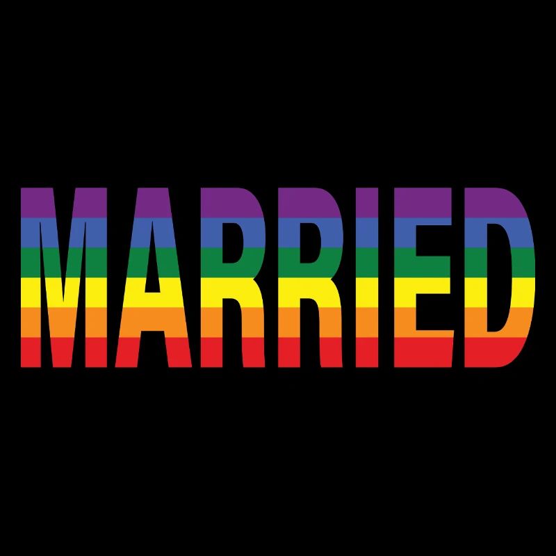 Mariés dans l’arc-en-ciel