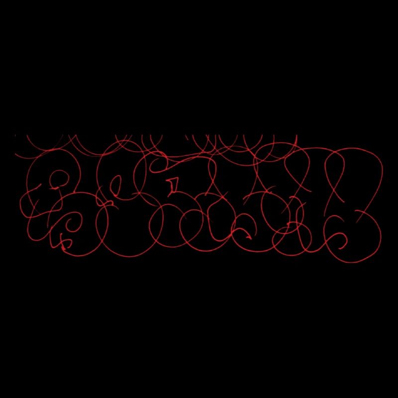 Abstrakte Scribble-Art Berlin Souvenir