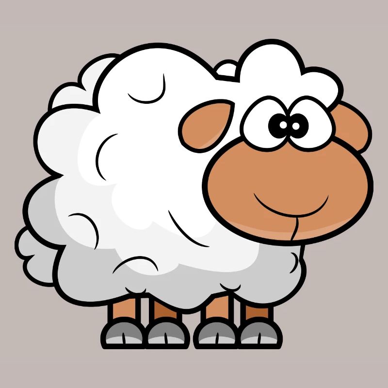 Cartoon Comic Sheep