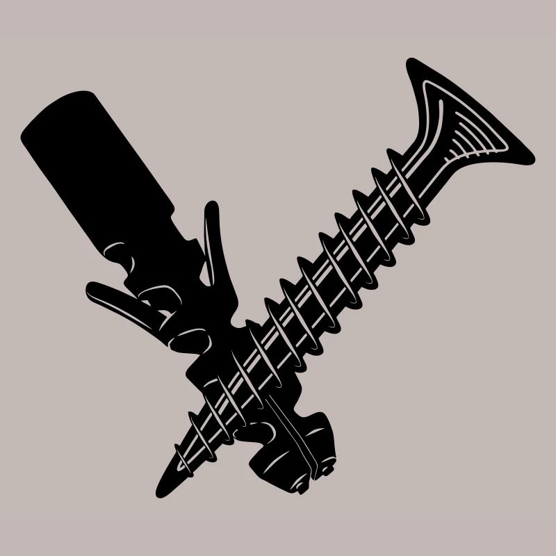 Screw and plug