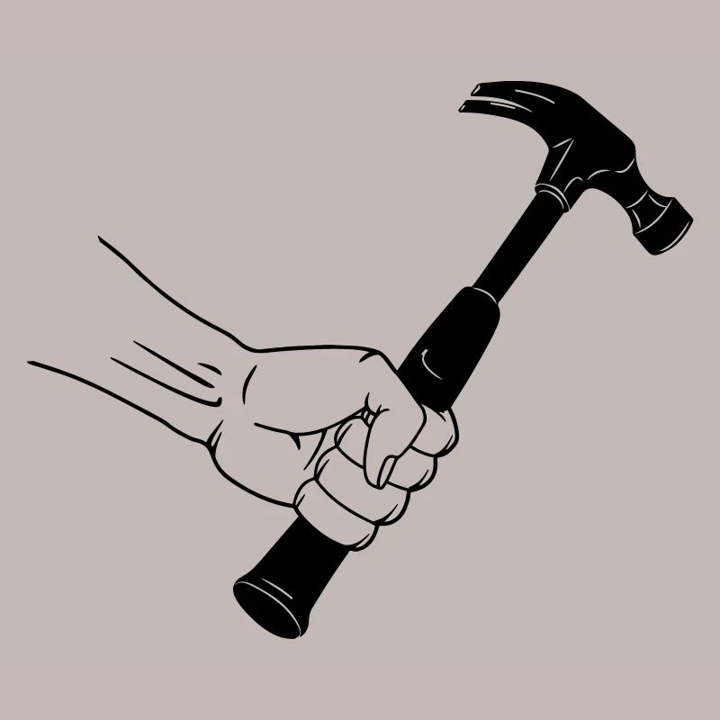 Hammer in der Faust