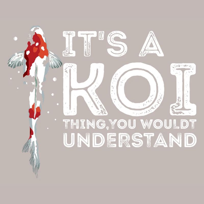 C’est une affaire de carpes koï que tu ne comprendrais pas