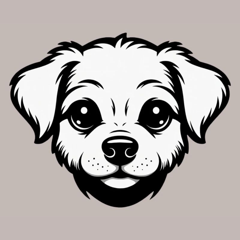 Un design de chiot mignon