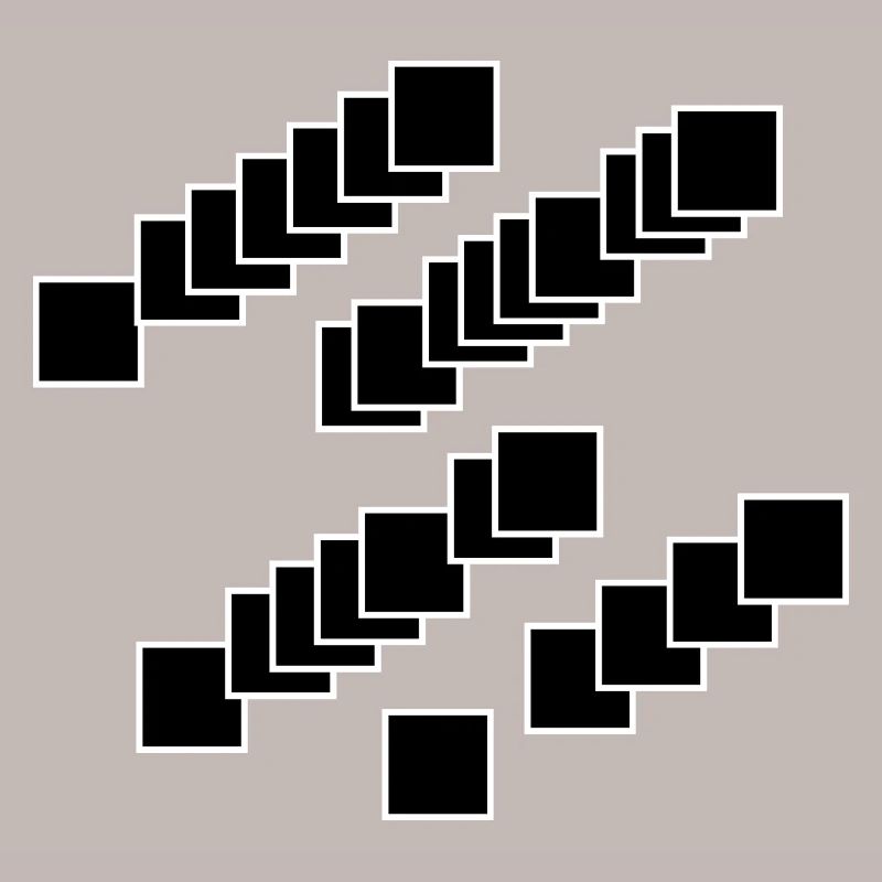 Nested Squares Cascade