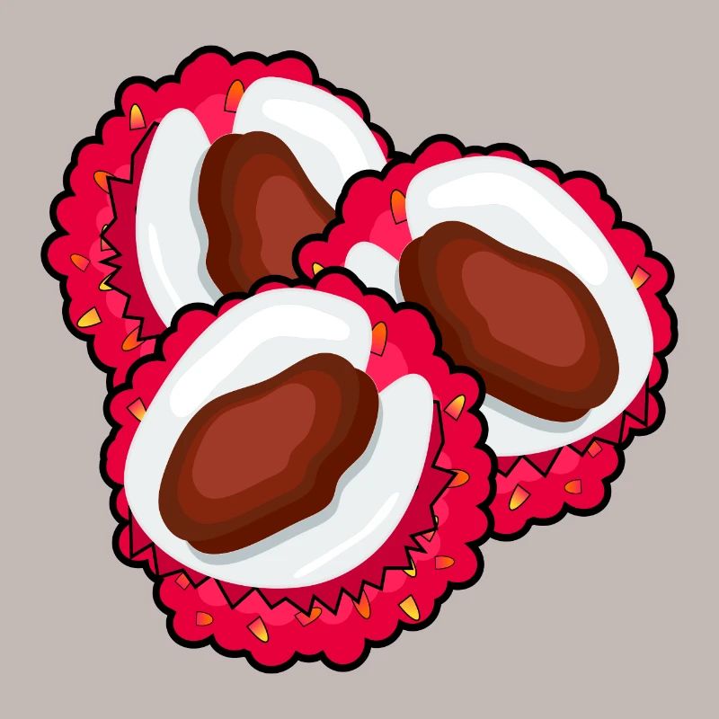 LYCHEE LITSCHI FRÜCHTE - OBST ESSEN