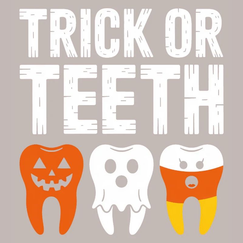 Trick oder Teeth Halloween-T-Shirt