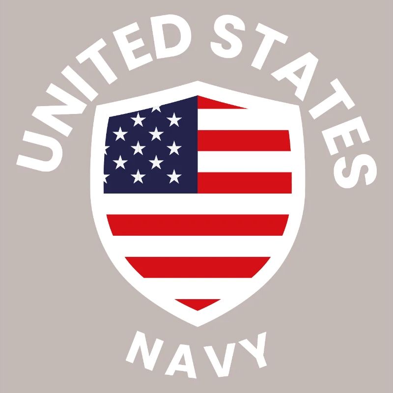 U.S. Flag Shield Navy