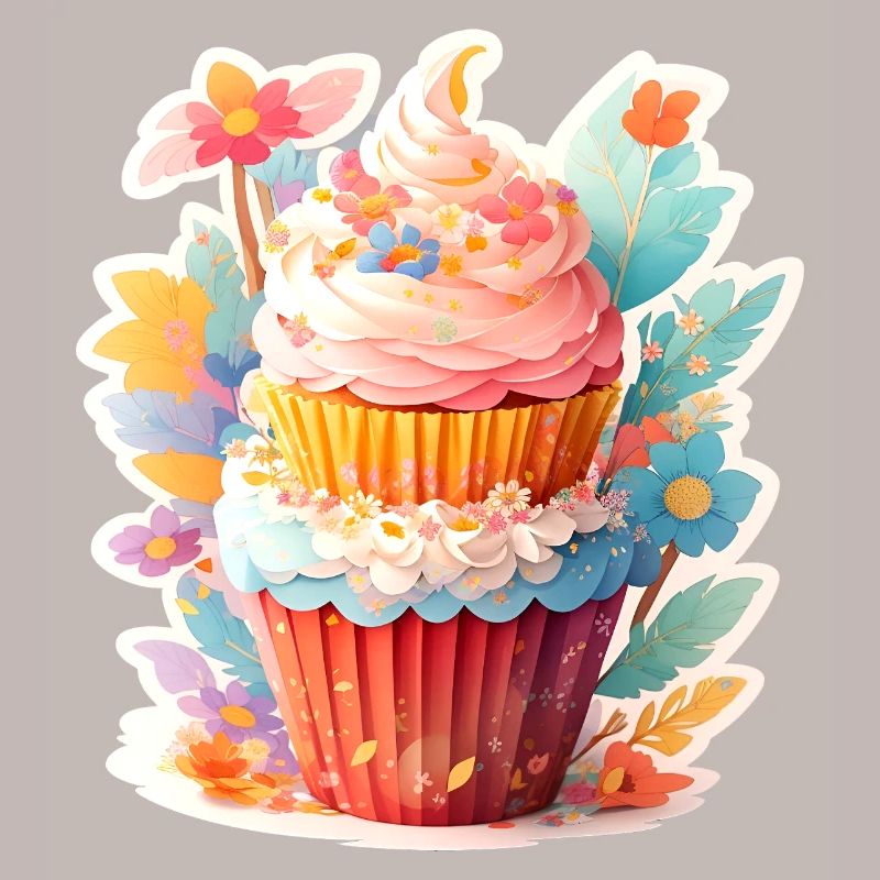 Flower Cupcake