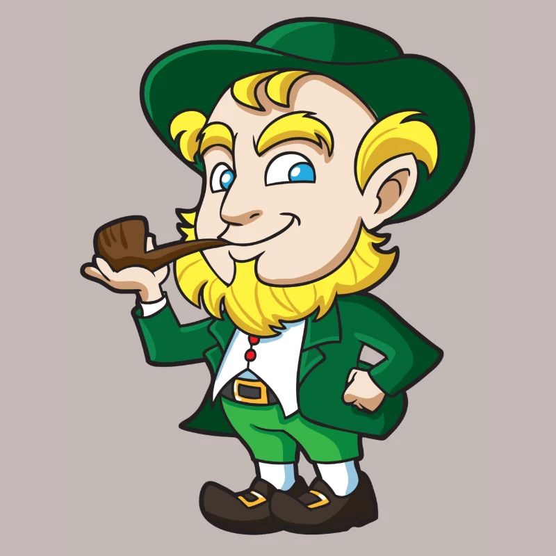 Leprechaun Pipe Charm