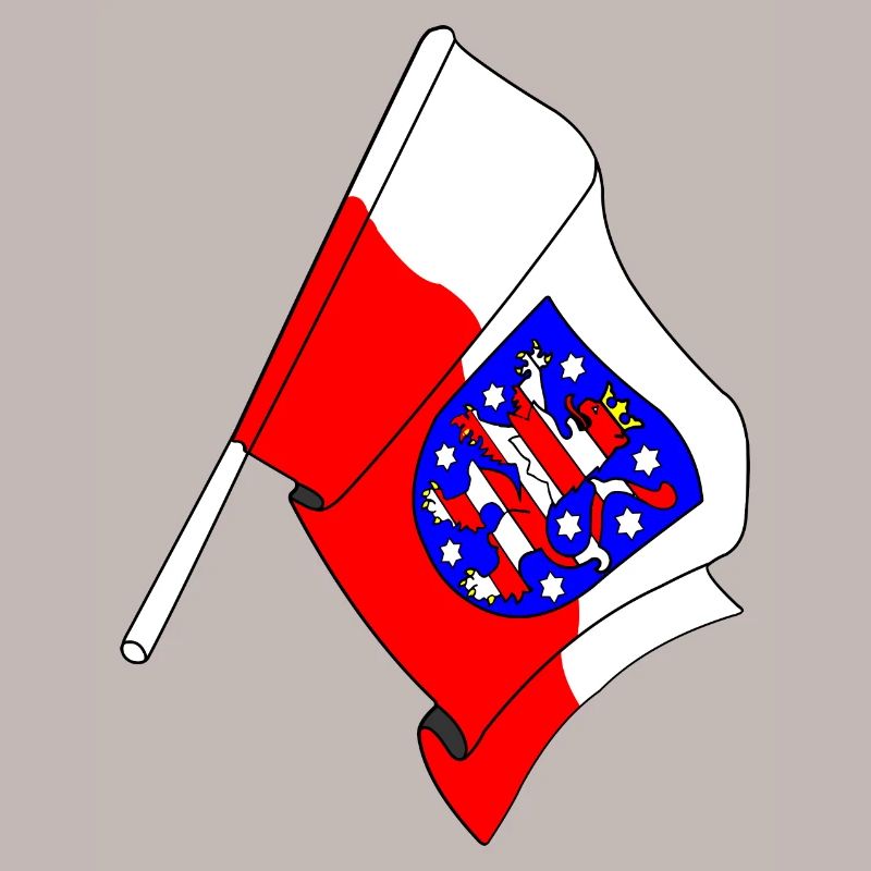 Flag Thuringia