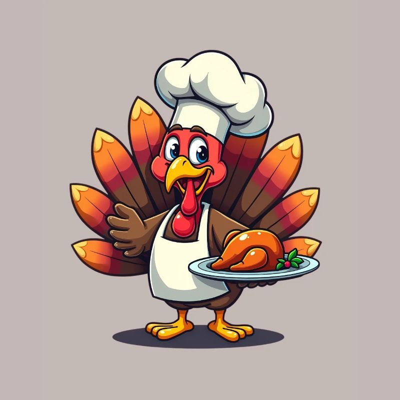 Cuisinier de dinde de Thanksgiving Thanksgiving