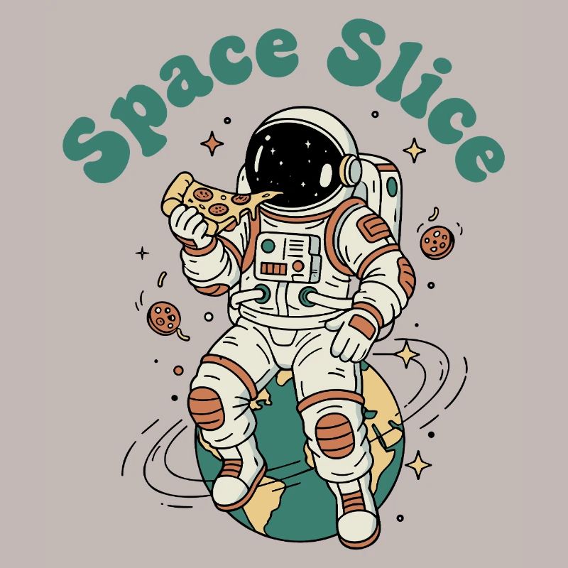 Pizza de l’espace astronaute